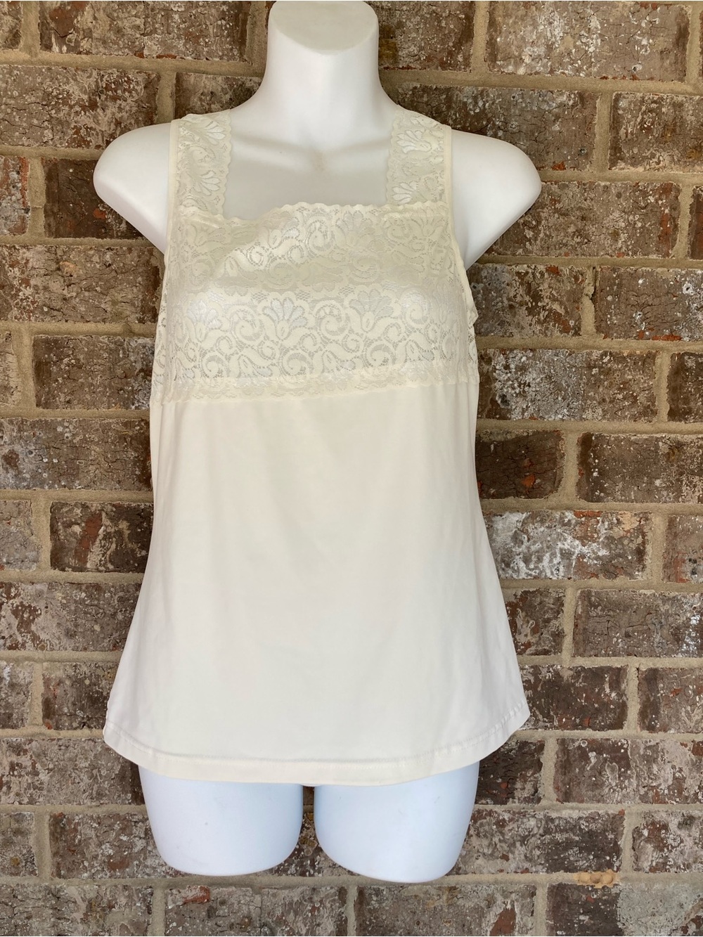 Cinema Etoile Cream Camisole Size M Vinyage